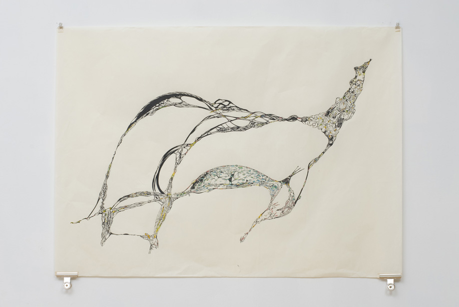 2008 : 800×1120 mm : ink, acrylic paint, japanese paper