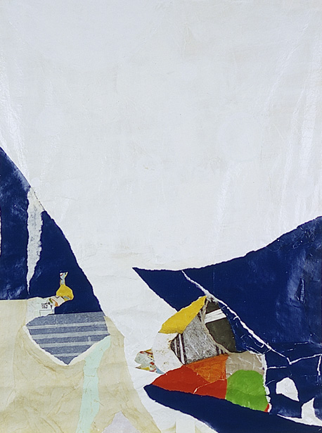 Chieko : 2003 : 900×750 mm : paper, waste paper, acrylic paint, polyvinyl